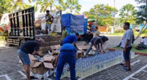 Sat Polairud Polres Manggarai Barat berhasil mengamankan 1.749 liter minyak tanah dan 3 unit truk pengangkut. (Foto: Humas Polres Mabar)
